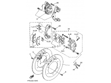 Pinza freno delantera derecha Yamaha virago 1100 1985-1995