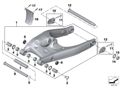 Tensor basculante Bmw F 900 R 2018 - 2021