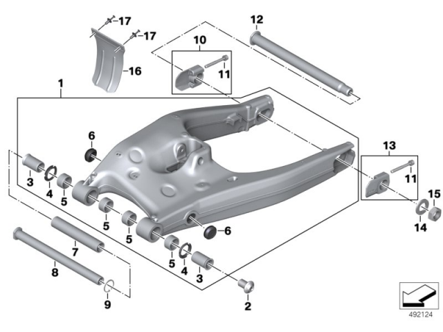 Tensor basculante Bmw F 900 R 2018 - 2021