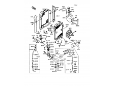 Tapa termostato Kawasaki vulcan 500 1989-1995