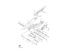 Basculante Yamaha fazer 1000 2001-2003