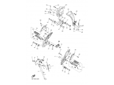 Estribera trasera izquierda Yamaha fz 800 2010-2015