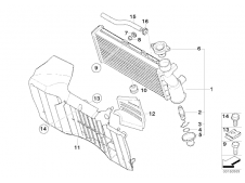Tapon radiador Bmw G 650 Xcountry 2006 - 2007