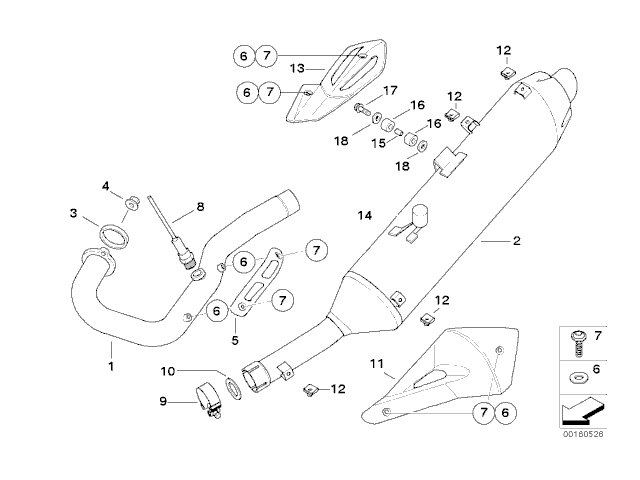Sonda lamda Bmw G 650 Xcountry 2006 - 2007