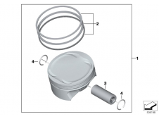 Piston con biela Bmw F 900 R 2018 - 2021