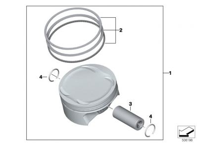 Piston con biela Bmw F 900 R 2018 - 2021