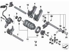 Eje selector cambio Bmw F800R 800 cc 2006 - 2014