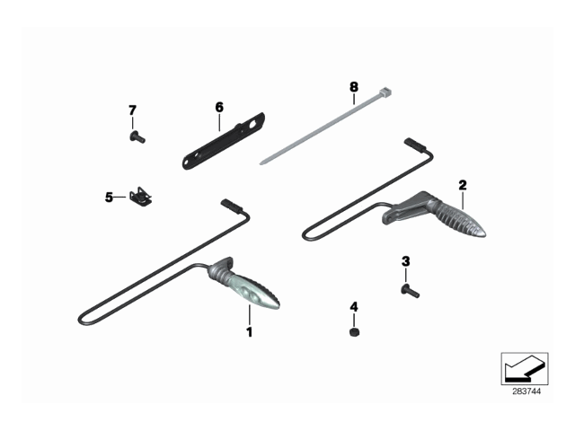 Intermitente trasero led Bmw F800R 800 cc 2006 - 2014