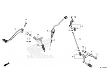 Pedal freno trasero Honda NT 1100 DTC 2022 - 2023