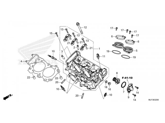 Termostato Honda NT 1100 DTC 2022 - 2023