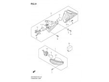 Intermitente trasero izquierdo