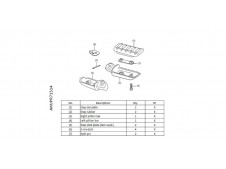 Estriberas traseras pareja NT 1100 DTC 2022 - 2023 Honda NT 1100 DTC 