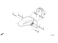 Aleta delantera Honda silver wing 600 2010-2015