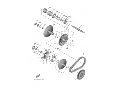 Variador Yamaha TMAX 560 2022 - 2023