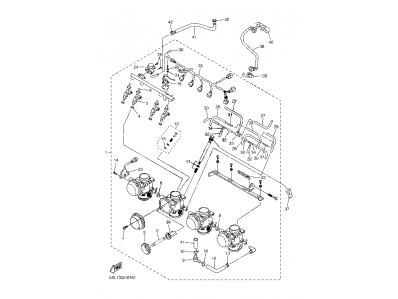 Regulador de presión de gasolina Yamaha r6 600 cc 2005 - 2005