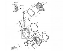 Tapa piñon ataque Triumph Speed Triple 1050 2006 - 2010