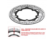 Cubre disco freno delantero Motos Asiáticas Zontes GK350 2022 - 2024