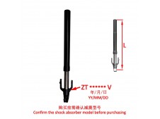 Barra de Horquilla Izquierda Completa Motos Asiáticas Zontes GK350 2