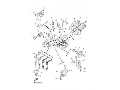 Sensor punto muerto Yamaha r1 1000 cc 2007 - 2008