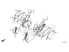 Aireador izquierdo Honda CB650 R 2021- 2023