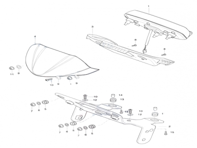 Araña relojes Hyosung GD 250 N 2014 - 2016
