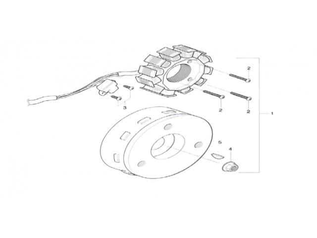 Volante magnetico Hyosung GD 250 N 2014 - 2016