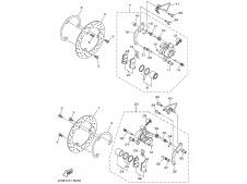 Pinza freno delantera derecha Yamaha Tricity 125 2014 - 2016