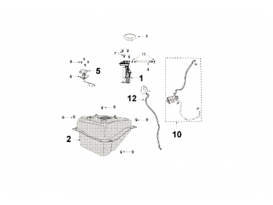 Aforador Peugeot Tweet 125i 2020 - 2023