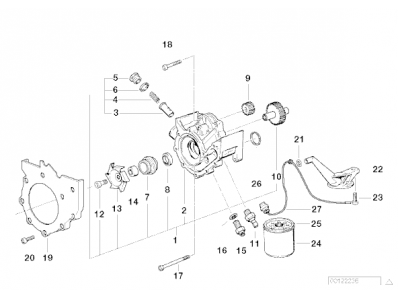 Sensor presion aceite Bmw k1200 rs abs 1996 -  2001