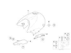 Depósito gasolina Bmw r1150 r 2000 - 2005
