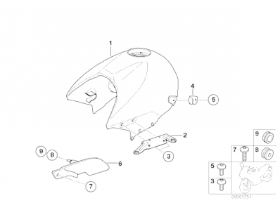 Depósito gasolina Bmw r1150 r 2000 - 2005