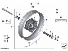 Buje rueda delantera Bmw R 1250 GS Adventure 2021 - 2024
