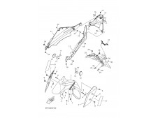 Embellecedor Izquierdo Piloto de Freno Yamaha XMAX 125 2022 - 2024