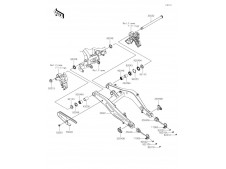Eje basculante Kawasaki Ninja 650 2021 - 2022