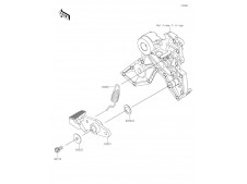 Pedal freno trasero Kawasaki Ninja 650 2021 - 2022