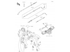 Cable cerradura asiento Kawasaki Ninja 650 2021 - 2022