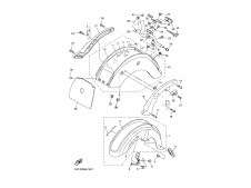 Soporte intermitente trasero  Yamaha Drag Star 650 1997 - 2001