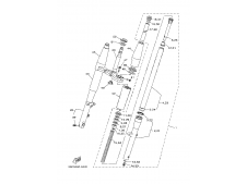 Barra completa izquierda classic Yamaha Drag Star 650 1997 - 2001