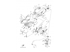 Aireador derecho Yamaha ys 125 2018 - 2019