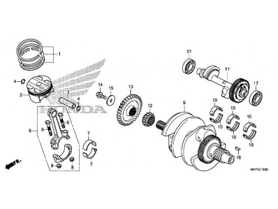 BIELA COMPLETA Honda CBR 500 2021 - 2022