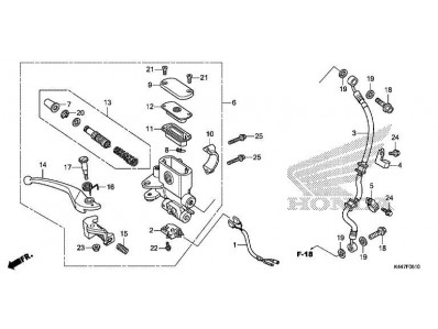 Latiguillo freno delantero Honda Vision 110 2017 - 2020