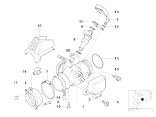 Sensor posición mariposas Bmw r1150 r 2000 - 2005
