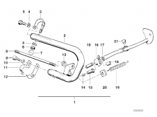 Defensa motor derecha Bmw R100 R Classic 1991- 1996
