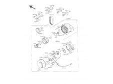 Regulador del alternador Kawasaki zxr 750 1990-1991