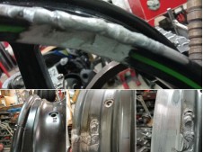 enderezado y Reparación de llantas de moto