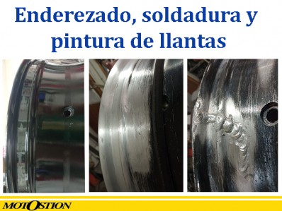 enderezado y Reparación de llantas de moto