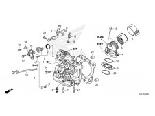 Tapa termostato Honda ADV350 2022 - 2024