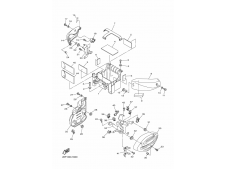 caja porta bateria Yamaha XVS 950A Midnight Star 2009 - 2016