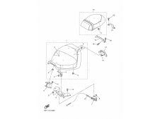 Cable asiento Yamaha XVS 950A Midnight Star 2009 - 2016