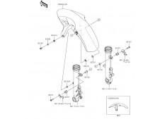 Aleta delantera Kawasaki Ninja 650 2017 - 2020